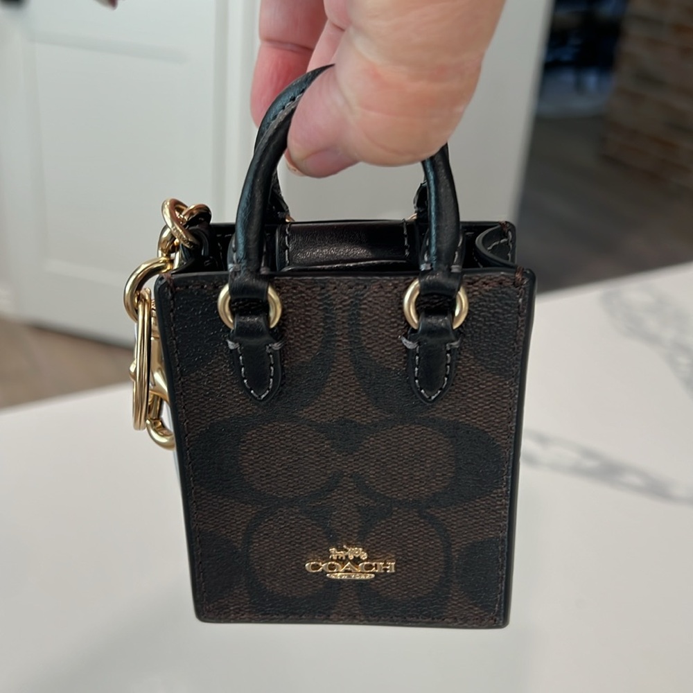 Cute. COACH Mini Bag Charm. - Picture 16 of 16
